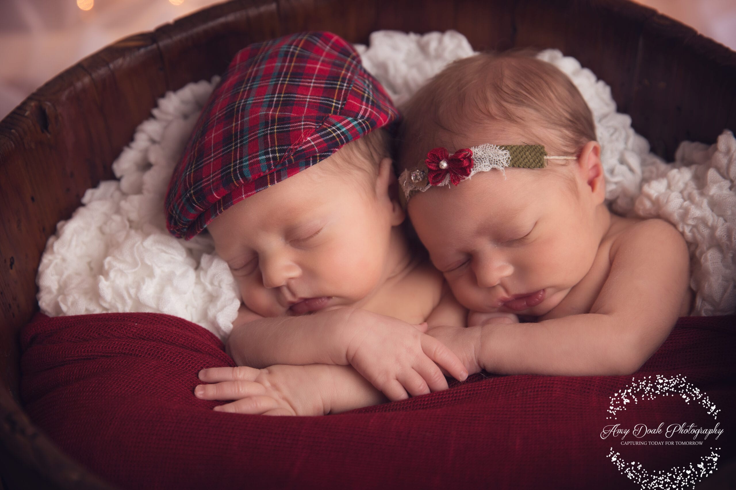 Buffalo Newborn Photographer, Twins Boy & Girl, Amy Doak Photography